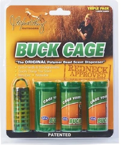 buck cage scent dispenser for hunting